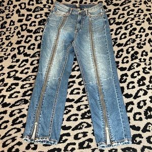 BDG Urban Outfitters zipper jeans
